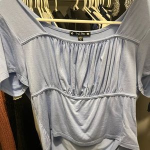 cute blue top